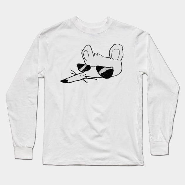 COOL RAT Long Sleeve T-Shirt by slugspoon